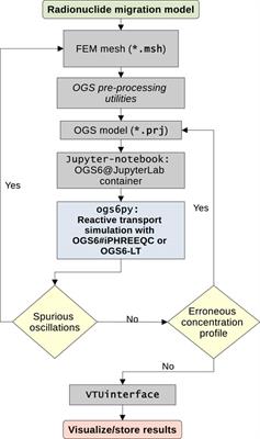 Computational Framework for Radionuclide Migration Assessment in Clay Rocks
